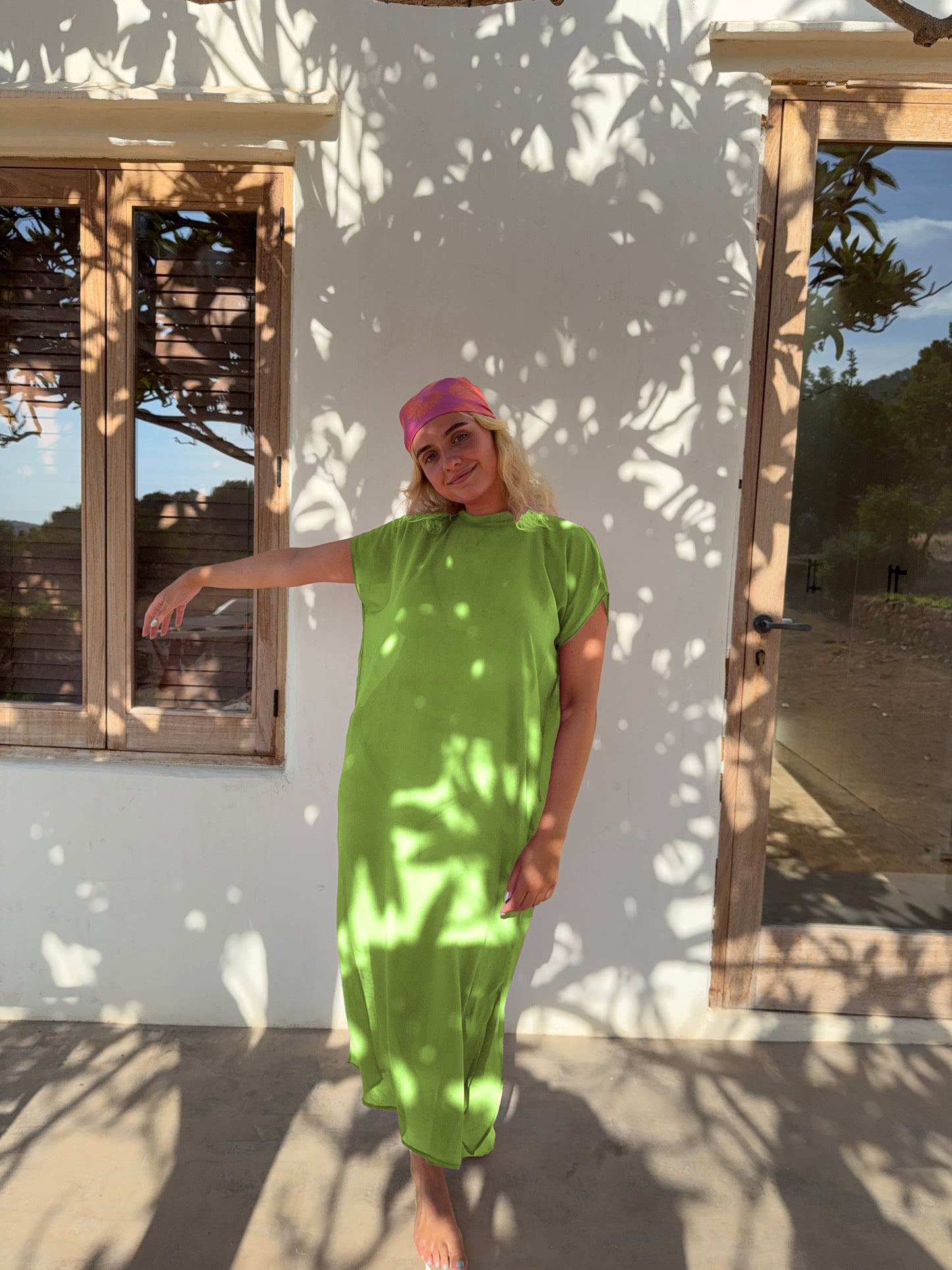 Lime Leaf Kaftan