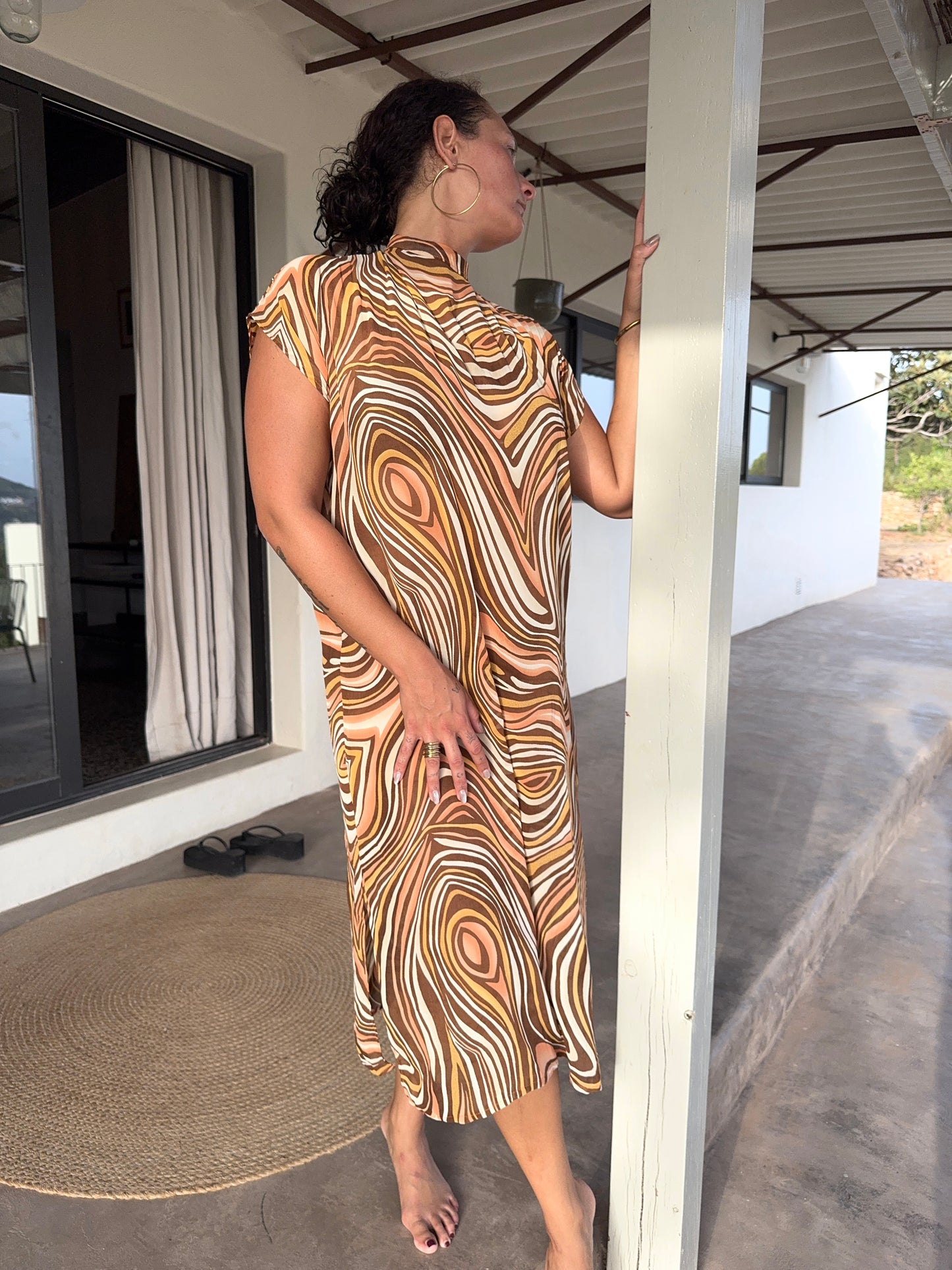Seventies Swirl dress