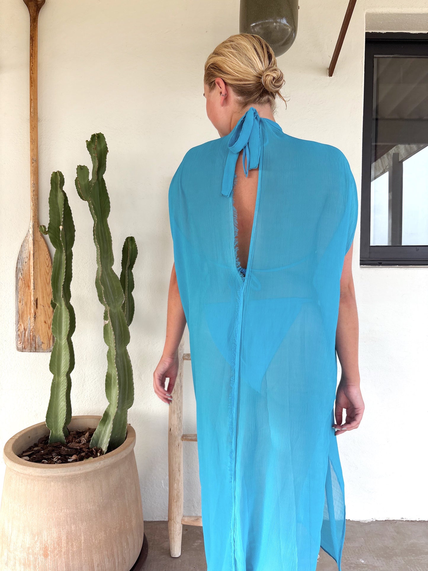 Azure bloom Kaftan