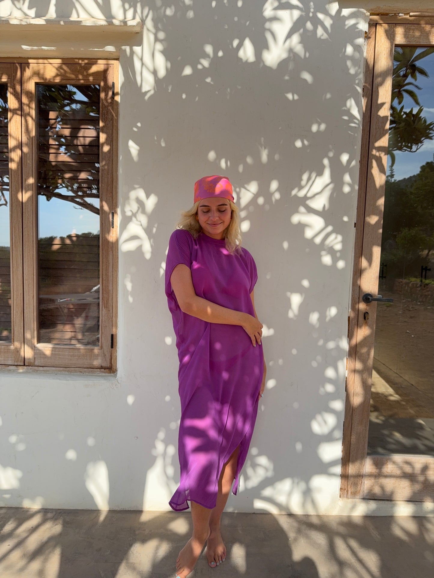 Fuchsia Haze Kaftan