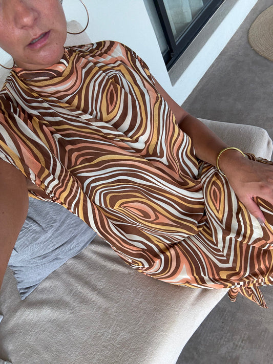 Seventies Swirl dress