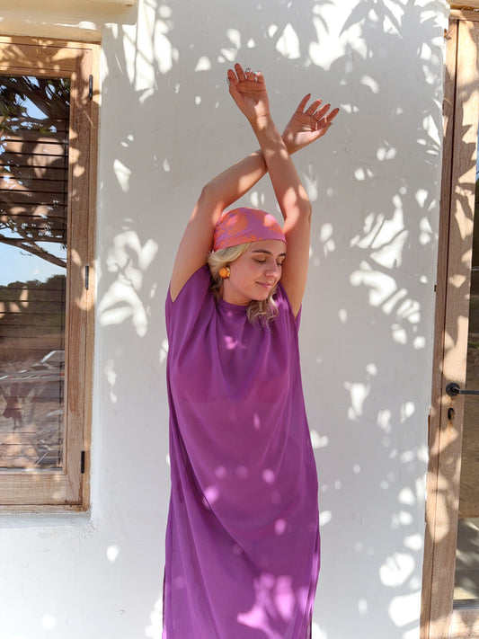 Fuchsia Haze Kaftan